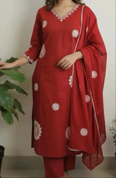 Mehroon Work Dress