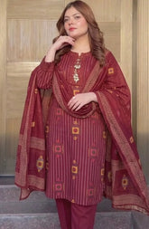 Cherry Cotton Printed Dress