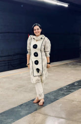 Cotton Flex Applique Dress