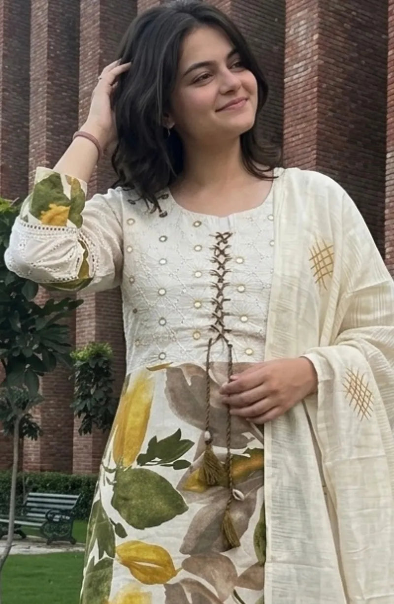 Yellow Dori Flex Cotton