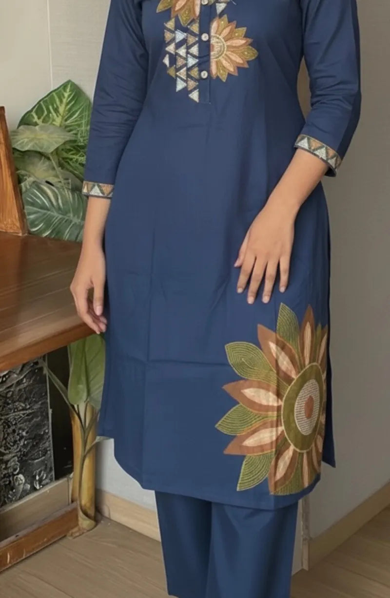 SunFlower Blue Dress