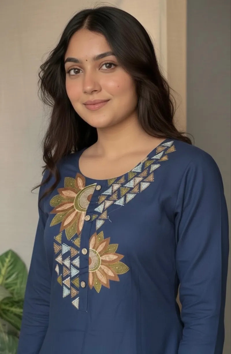 SunFlower Blue Dress